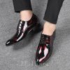 Shoes | Men’s Dress Shoes Derbies Wedding Party Faux Leather Shoes Red – Mens