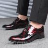 Shoes | Men’s Dress Shoes Derbies Wedding Party Faux Leather Shoes Red – Mens