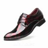 Shoes | Men’s Dress Shoes Derbies Wedding Party Faux Leather Shoes Red – Mens