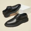 Shoes | Men’s Dress Shoes Derbies Wedding Work Leather Shoes Brown – Mens