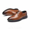 Shoes | Men’s Dress Shoes Derbies Wedding Work Leather Shoes Brown – Mens