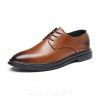 Shoes | Men’s Dress Shoes Derbies Wedding Work Leather Shoes Brown – Mens