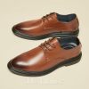 Shoes | Men’s Dress Shoes Derbies Wedding Work Leather Shoes Brown – Mens