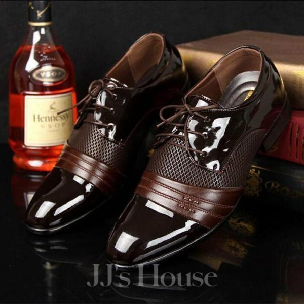 Shoes | Men’s Dress Shoes Derbies Wedding Work Party Faux Leather Shoes Brown – Mens