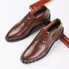 Shoes | Men’s Dress Shoes Derbies Wedding Work Party Leather Shoes Brown – Mens