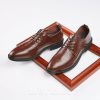 Shoes | Men’s Dress Shoes Derbies Wedding Work Party Leather Shoes Brown – Mens