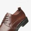 Shoes | Men’s Dress Shoes Derbies Wedding Work Party Leather Shoes Brown – Mens