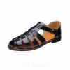 Shoes | Men’s Dress Shoes Fisherman Sandals Daily Work Faux Leather Shoes Brown – Mens