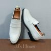 Shoes | Men’s Dress Shoes Loafers Wedding Daily Work Faux Leather Shoes White – Mens