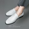 Shoes | Men’s Dress Shoes Loafers Wedding Daily Work Faux Leather Shoes White – Mens