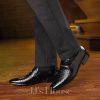 Shoes | Men’s Dress Shoes Loafers Wedding Party Work Faux Leather Shoes Black – Mens