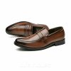 Shoes | Men’s Dress Shoes Loafers Wedding Work Leather Shoes Brown – Mens