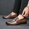 Shoes | Men’s Dress Shoes Loafers Wedding Work Leather Shoes Brown – Mens