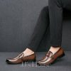 Shoes | Men’s Dress Shoes Loafers Wedding Work Leather Shoes Brown – Mens