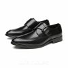 Shoes | Men’s Dress Shoes Monk Wedding Work Microfiber Leather Shoes Brown – Mens