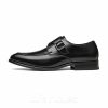 Shoes | Men’s Dress Shoes Monk Wedding Work Microfiber Leather Shoes Brown – Mens