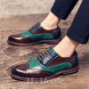 Shoes | Men’s Dress Shoes Oxfords Brogues Wedding Party Daily Faux Leather Shoes Red – Mens