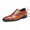 Shoes | Men’s Dress Shoes Oxfords Wedding Work Leather Shoes Brown – Mens