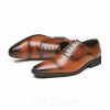 Shoes | Men’s Dress Shoes Oxfords Wedding Work Leather Shoes Brown – Mens