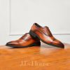 Shoes | Men’s Dress Shoes Oxfords Wedding Work Leather Shoes Brown – Mens