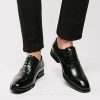 Shoes | Men’s Dress Shoes Oxfords Wedding Work Microfiber Leather Shoes Black – Mens