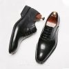 Shoes | Men’s Dress Shoes Oxfords Wedding Work Microfiber Leather Shoes Black – Mens