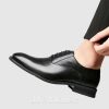 Shoes | Men’s Dress Shoes Oxfords Wedding Work Microfiber Leather Shoes Black – Mens