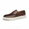 Shoes | Men’s Loafers Work Daily Faux Leather Shoes Brown – Mens