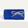 Something-Blue Accessories | Bowknot Girly Clutch Bags Silver – Womens