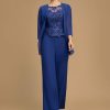 Something-Blue Accessories | Chiffon 3/4 Sleeve Wedding Wrap As Picture – Womens