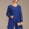 Something-Blue Accessories | Chiffon Beading Long Sleeves Special Occasion Wrap As Picture – Womens