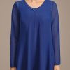 Something-Blue Accessories | Chiffon Beading Long Sleeves Special Occasion Wrap As Picture – Womens