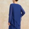 Something-Blue Accessories | Chiffon Long Sleeves Special Occasion Wrap As Picture – Womens