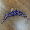 Something-Blue Accessories | Crystal Hair Pins & Hair Combs Sets Bridal Wedding Headpieces (Set of 5) Blue – Womens