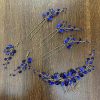 Something-Blue Accessories | Crystal Hair Pins & Hair Combs Sets Bridal Wedding Headpieces (Set of 5) Blue – Womens