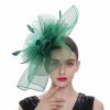 Something-Blue Accessories | Elegant Mesh Tea Party/Cocktail/Kentucky Derby Fascinators With Headband Green – Womens