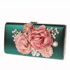 Something-Blue Accessories | Flower Elegant Clutch Bags White – Womens