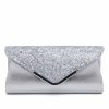 Something-Blue Accessories | Glitter Elegant Clutch Bags Dark Blue – Womens