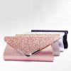 Something-Blue Accessories | Glitter Elegant Clutch Bags Dark Blue – Womens