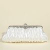 Something-Blue Accessories | Gorgeous Clutch Bags Ivory – Womens