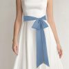 Something-Blue Accessories | JJ’s House Chiffon Sash Slate Blue – Womens