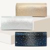 Something-Blue Accessories | Rhinestone Delicate Clutch Bags Dark Blue – Womens