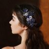 Something-Blue Accessories | Rhinestone Hair Combs Bridal Wedding Headpieces As Picture – Womens|Girls