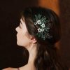 Something-Blue Accessories | Rhinestone Hair Combs Bridal Wedding Headpieces As Picture – Womens|Girls