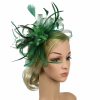 Something-Blue Accessories | Women’s Mesh With Faux Feather Kentucky Derby Fascinators With Headband Black – Womens