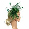 Something-Blue Accessories | Women’s Mesh With Faux Feather Kentucky Derby Fascinators With Headband Black – Womens