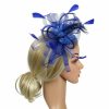 Something-Blue Accessories | Women’s Mesh With Faux Feather Kentucky Derby Fascinators With Headband Black – Womens