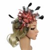 Something-Blue Accessories | Women’s Mesh With Faux Feather Kentucky Derby Fascinators With Headband Black – Womens