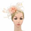 Something-Blue Accessories | Women’s Mesh With Faux Feather Kentucky Derby Fascinators With Headband Black – Womens