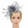 Something-Blue Accessories | Women’s Mesh With Faux Feather Kentucky Derby Fascinators With Headband Black – Womens